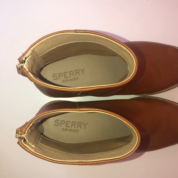 ❌SOLD❌ Women’s Leather Sperry Booties 👢 - Picture 3 of 8